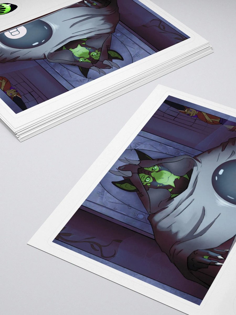 Attic Ponders the Magic 8-Ball Sticker product image (4)