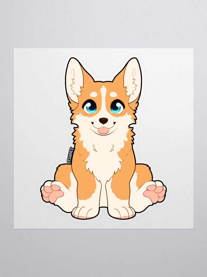 Simple Corgi Sticker product image (1)