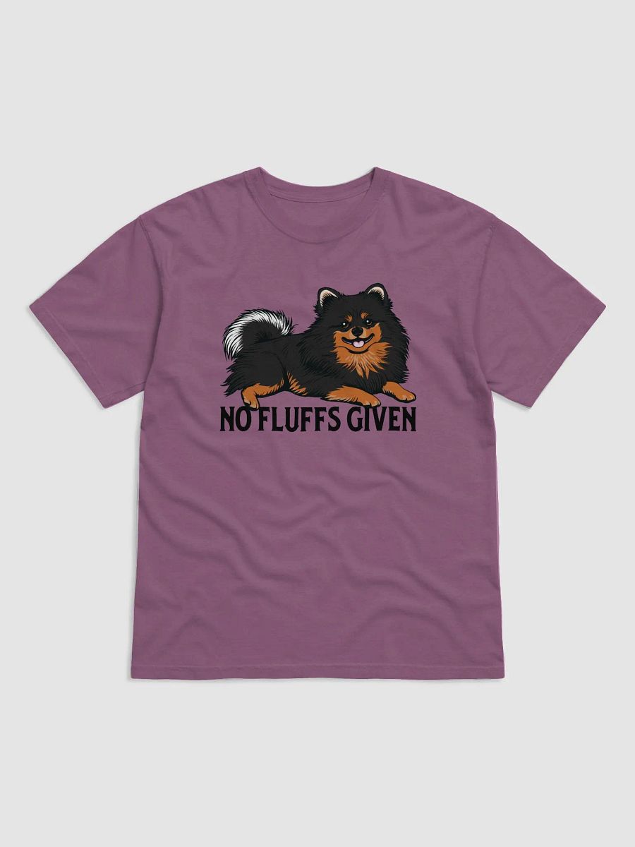 No Fluffs Given T-Shirt of a Pomeranian (Tricolor) | Funny T-Shirt for Pomeranian Paw-rents product image (9)
