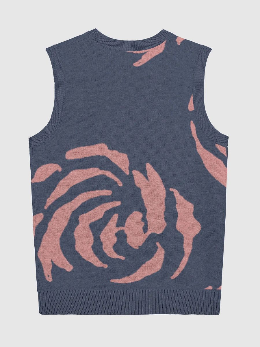 Rose Jacquard V-Neck Vest product image (10)