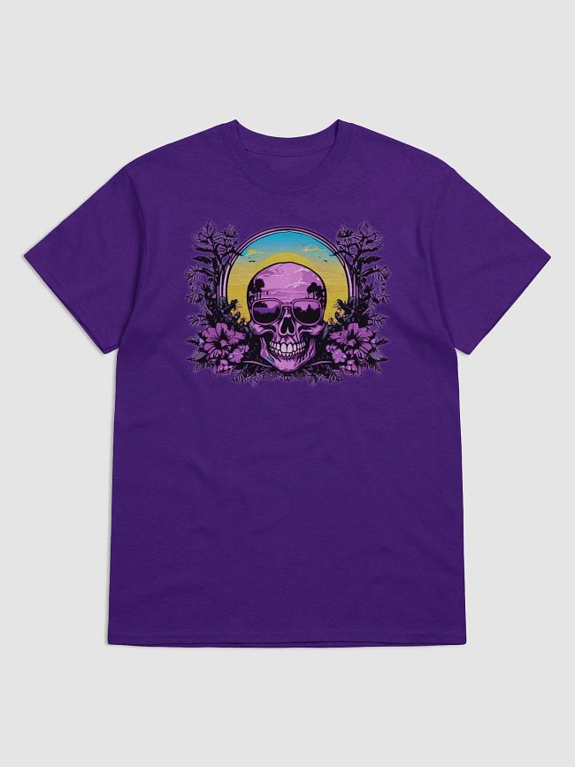Purple Sunset Skull 
