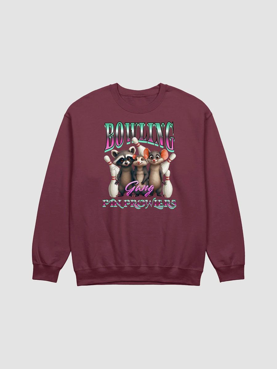 Bowling Gang Pin Prowlers Raccoon Air-Spun Classic Crewneck Sweatshirt product image (9)