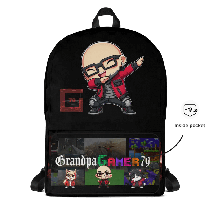 Grandpa Gamer Backpack product image (5)