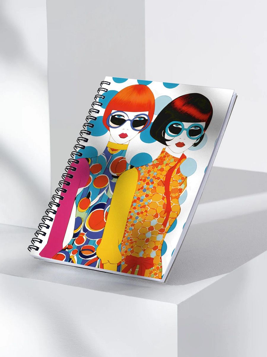Mod Fashion Dreams Spiral Notebook product image (3)