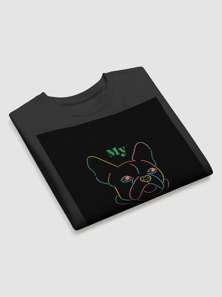 Neon French Bulldog Best Friend Sweatshirt product image (3)