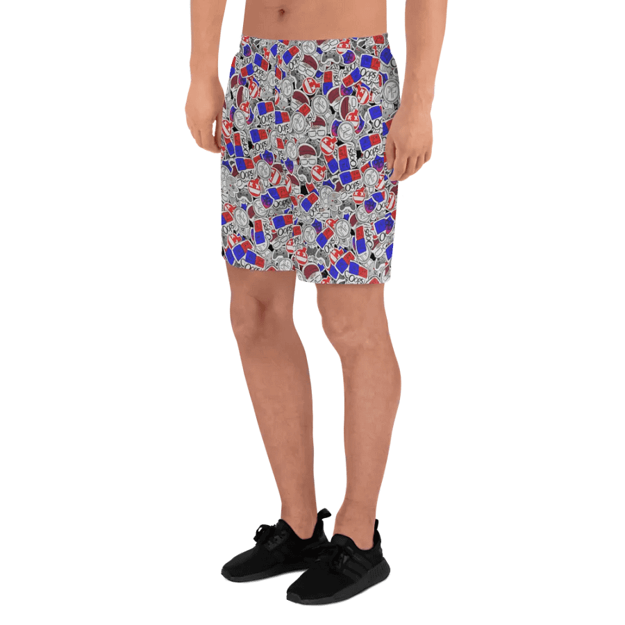 Sticker-Bomb Athletic Shorts product image (7)