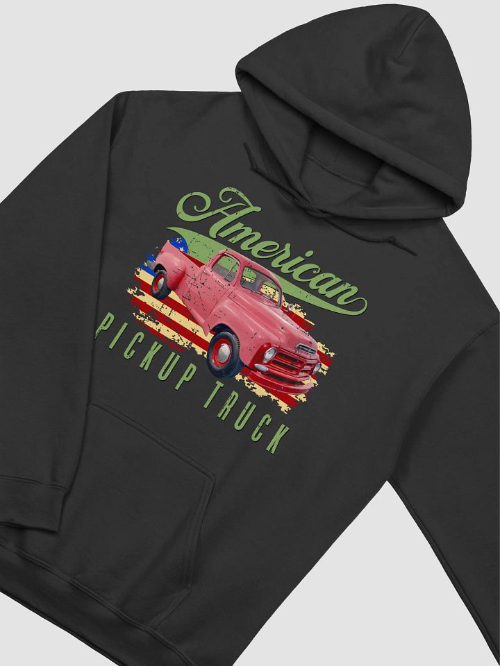 American Pickup Truck Men Women Adults Teens Kids Boys Girls Pullover Hoodie product image (2)