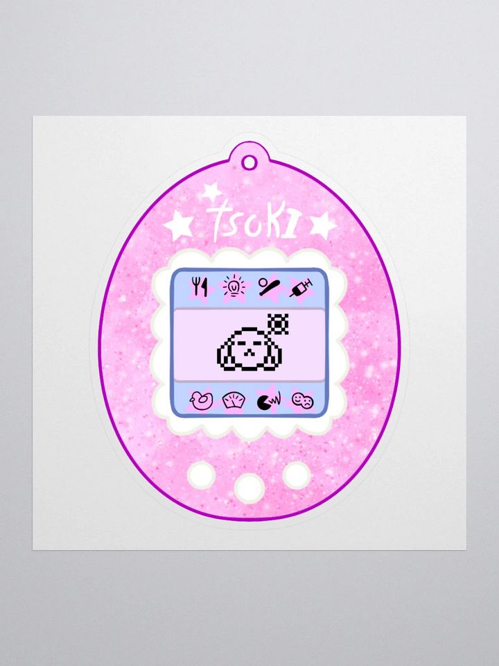 Tsuki the Moon Bunny Digital Pet Sticker product image (1)