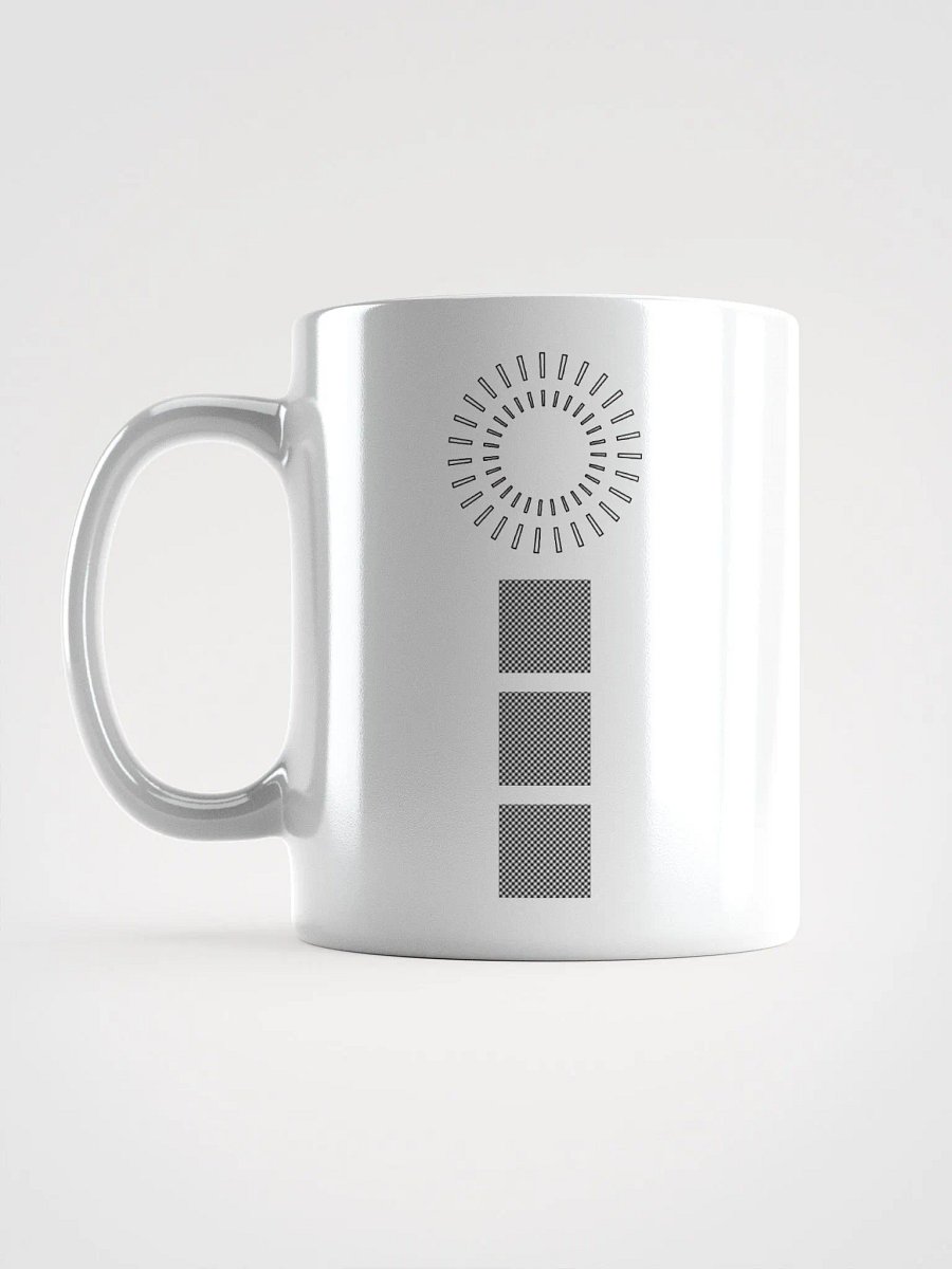 Squares and Circle White Glossy Mug product image (18)