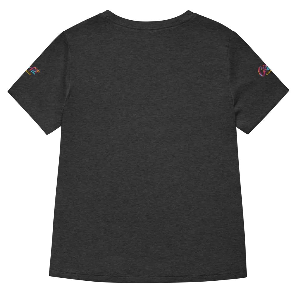 Expressive Born to Dance Her Silhouette Women's V-Neck Tee product image (33)