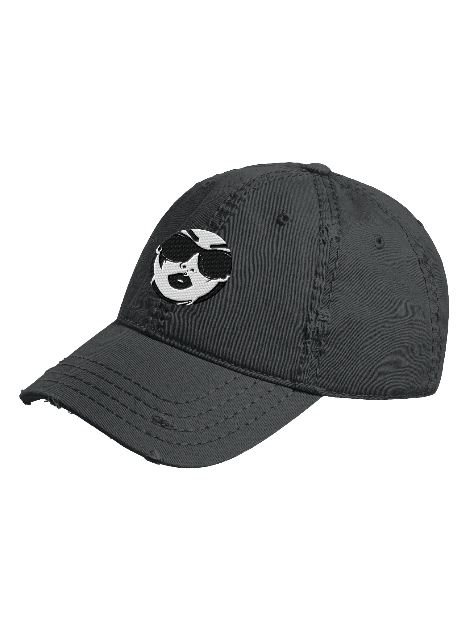 The PASP B&W OG Distressed Dad Hat product image (2)