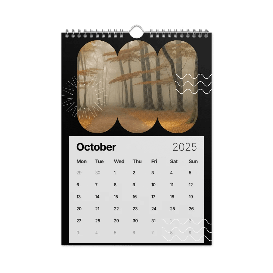 SEASONAL NATURE WALL CALENDAR 2025 product image (12)