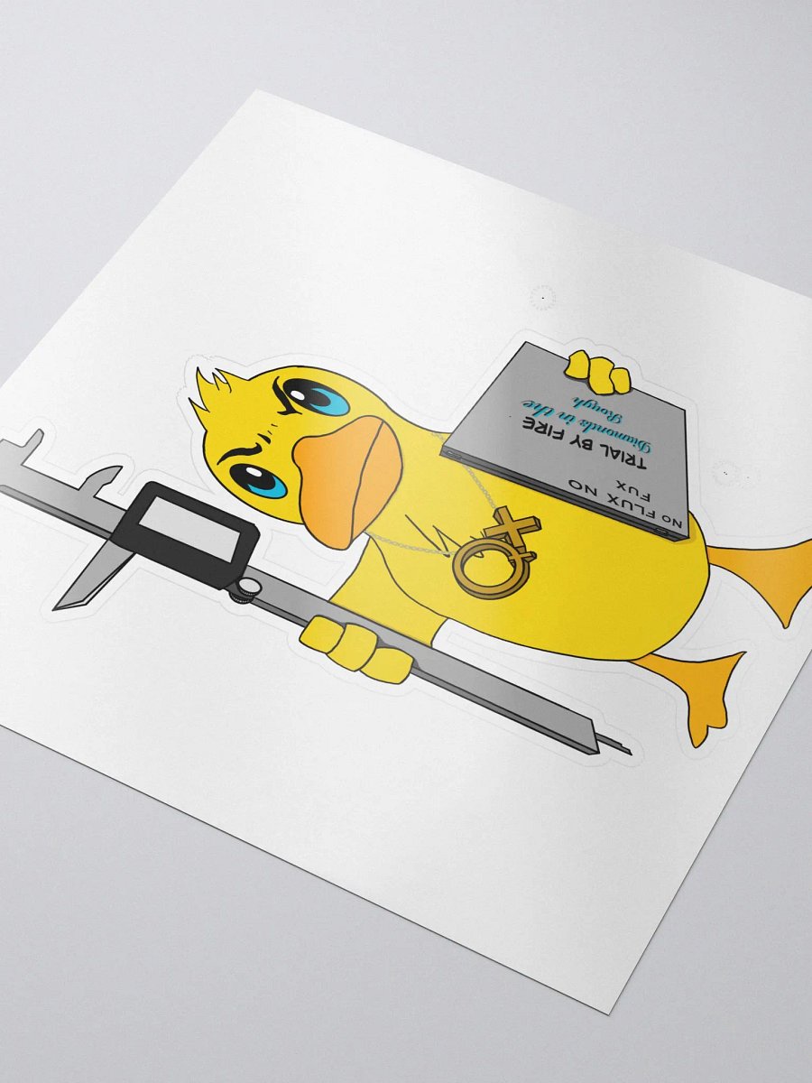 The DUQ Duck Sticker product image (3)
