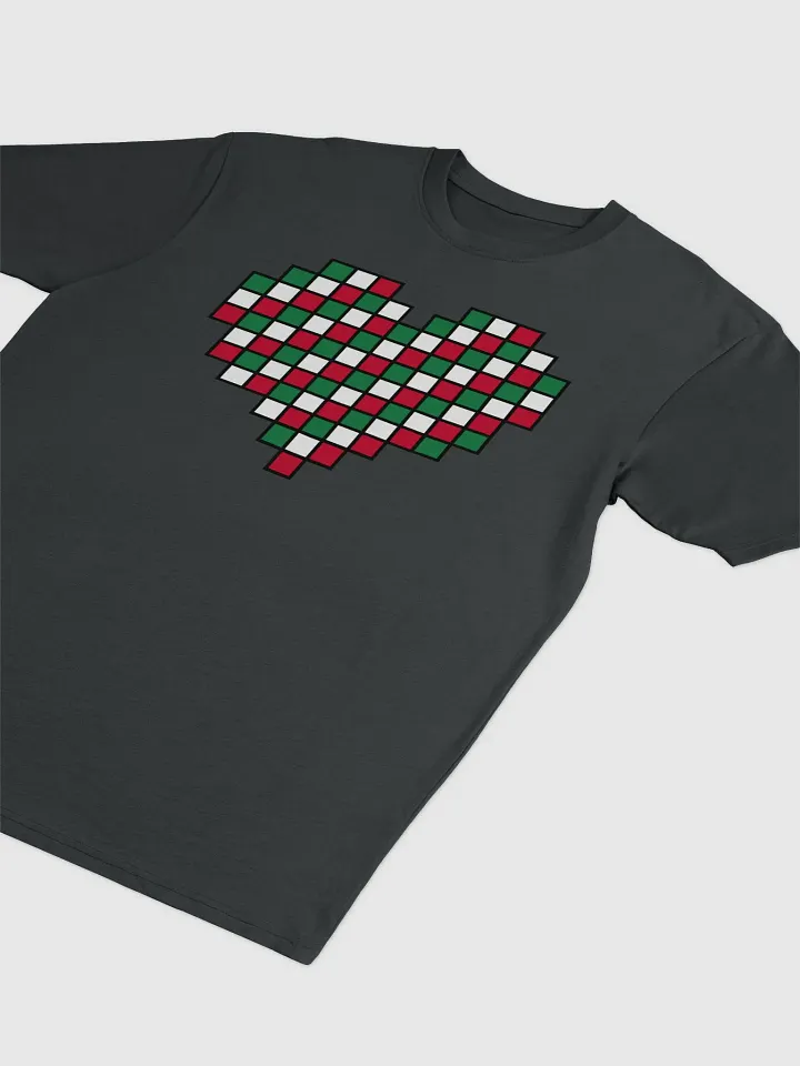 Candy Cane Heart Premium Heavyweight Tee product image (2)