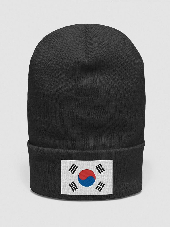 South Korea Flag Beanie Hat product image (2)
