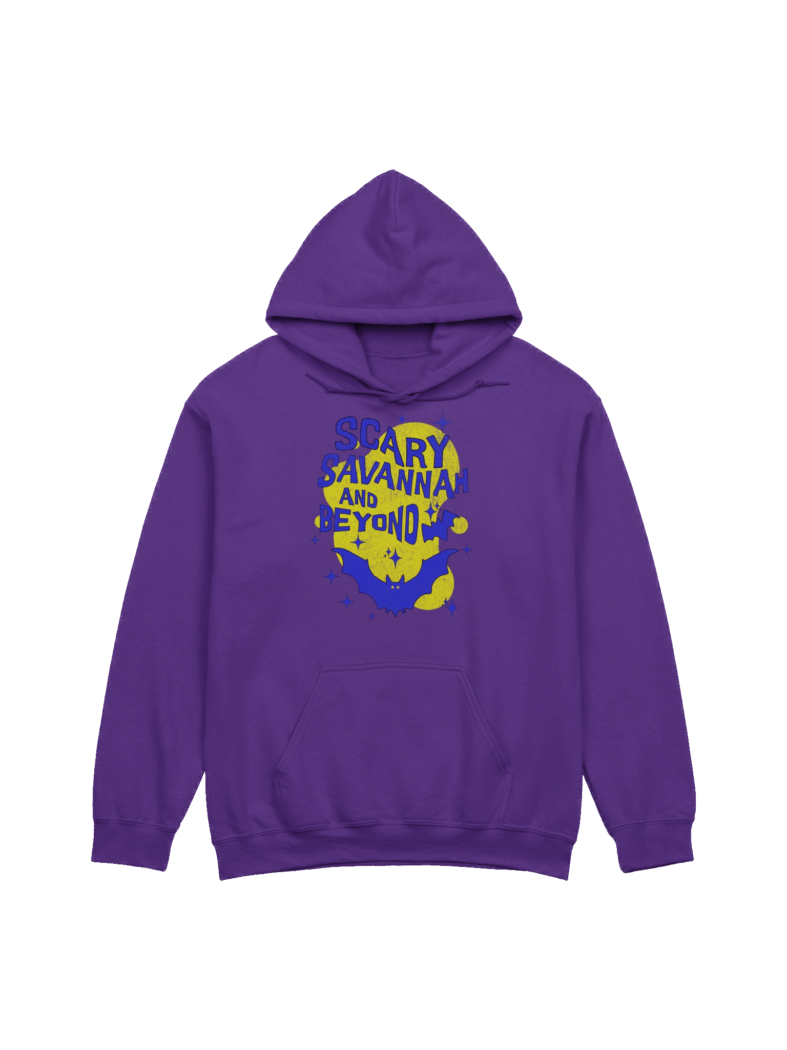 Scary Savannah Bat Tee Hoodie product image (13)