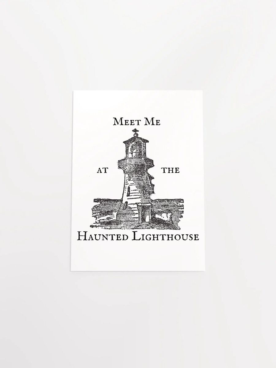 Haunted Lighthouse Vibrant Matte Paper Poster product image (47)