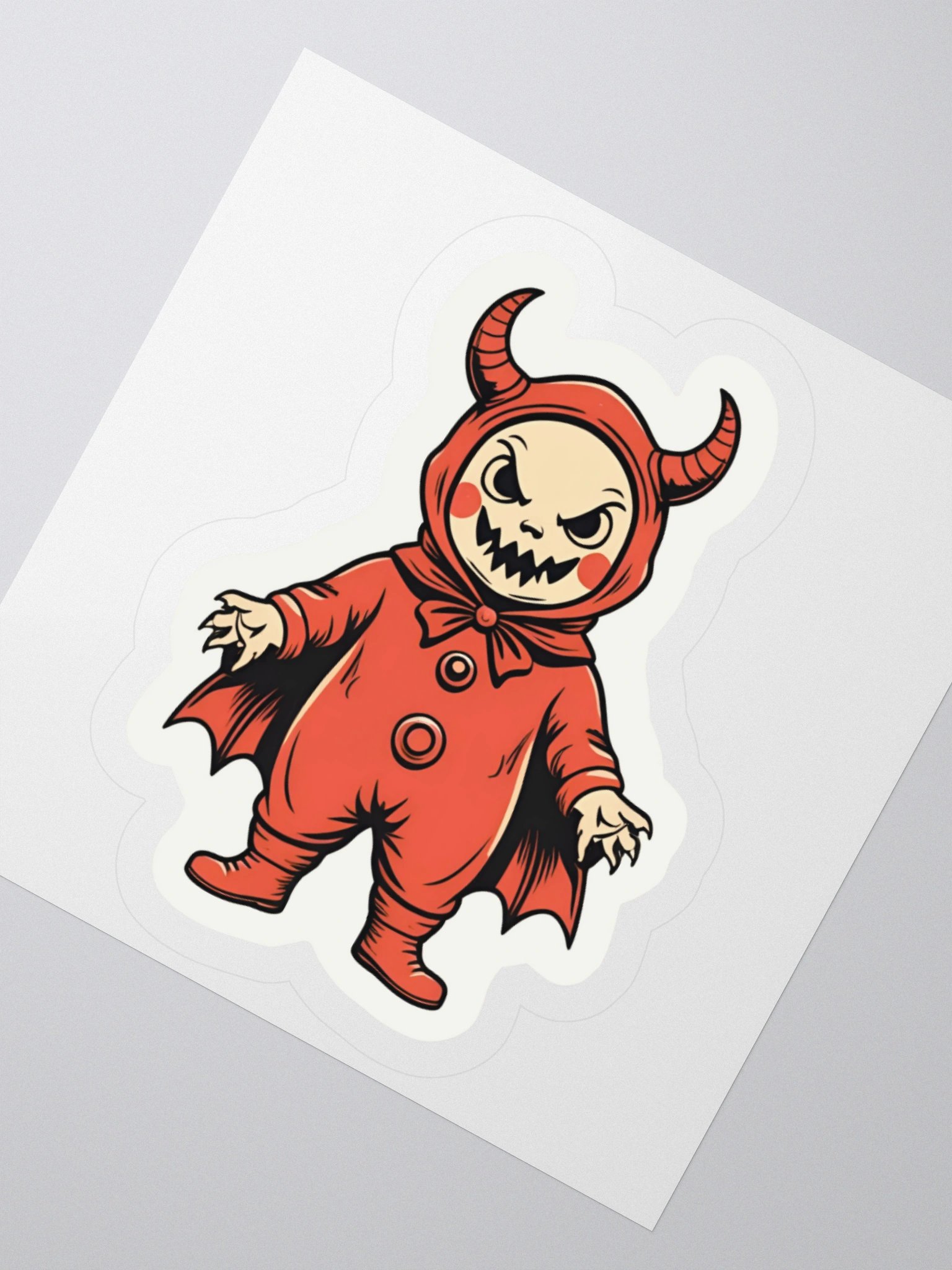 Mischievous Devil Kiss Cut Sticker product image (6)