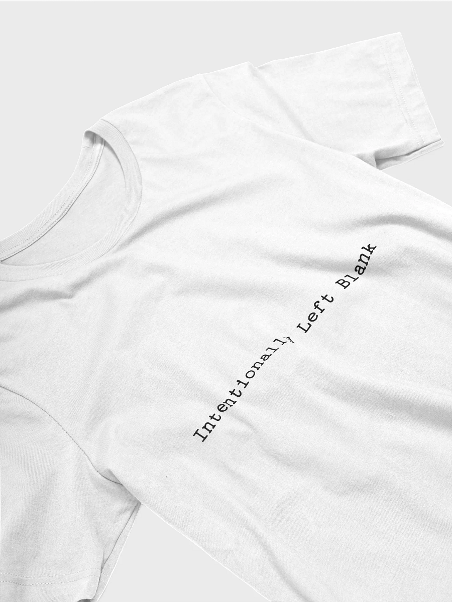 Intentionally Left Blank Printed Supersoft T-Shirt product image (24)