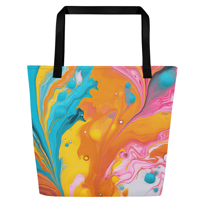 Psychedelic Swirls All-Over Tote Bag product image (2)