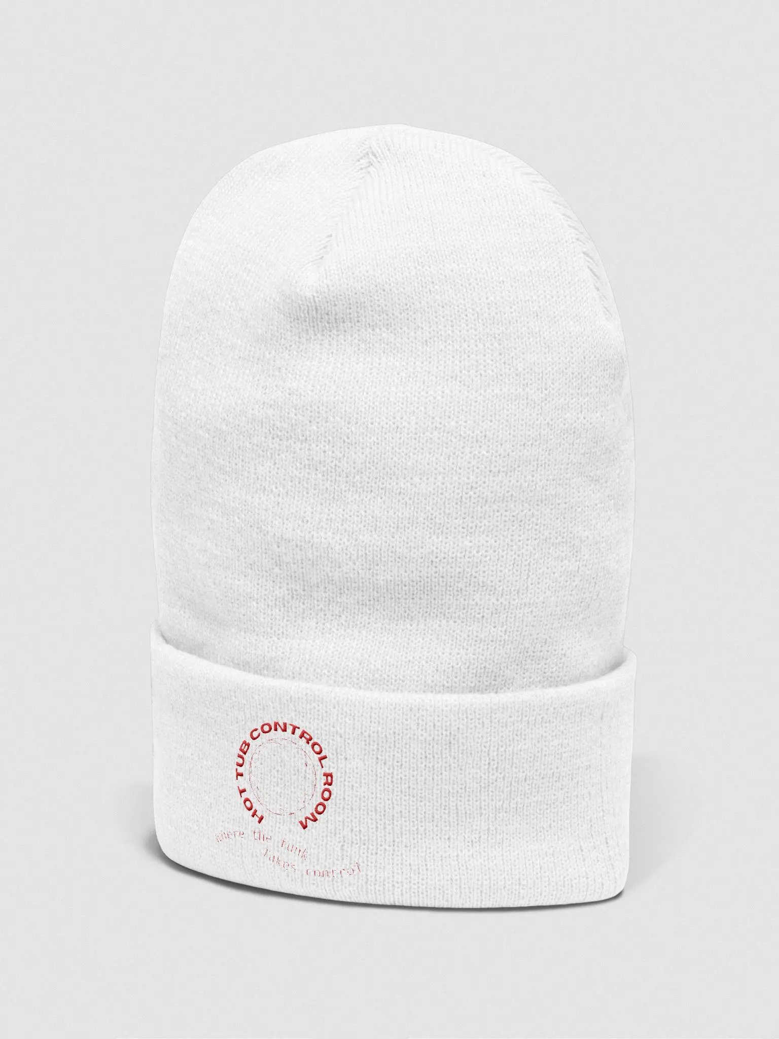 Beanie logo white/red product image (2)