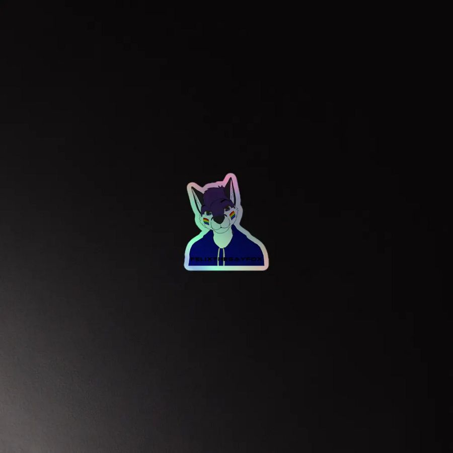 FelixTheGayFox - Holographic Sticker product image (4)