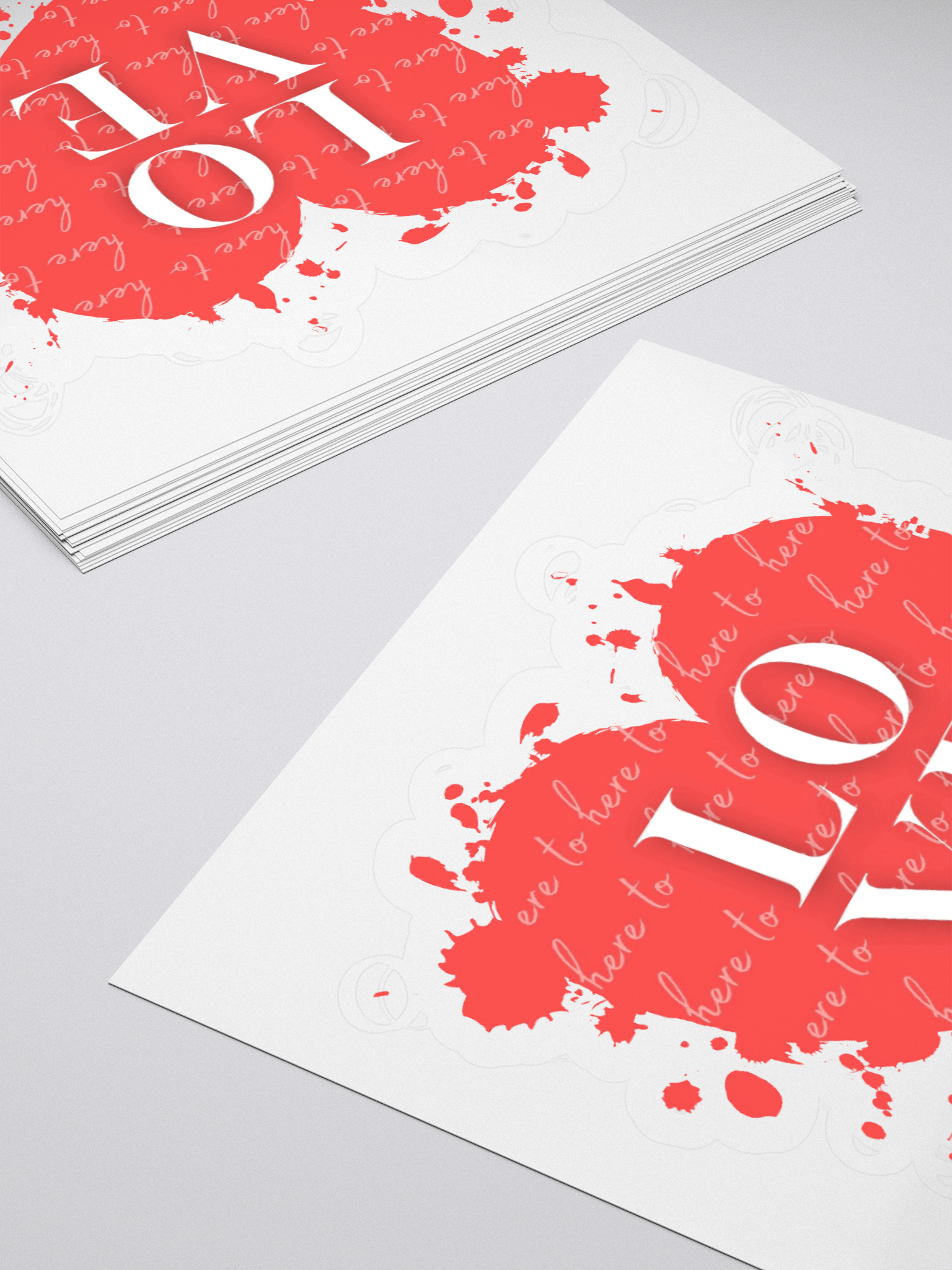 Here to Love Vinyl Sticker product image (4)