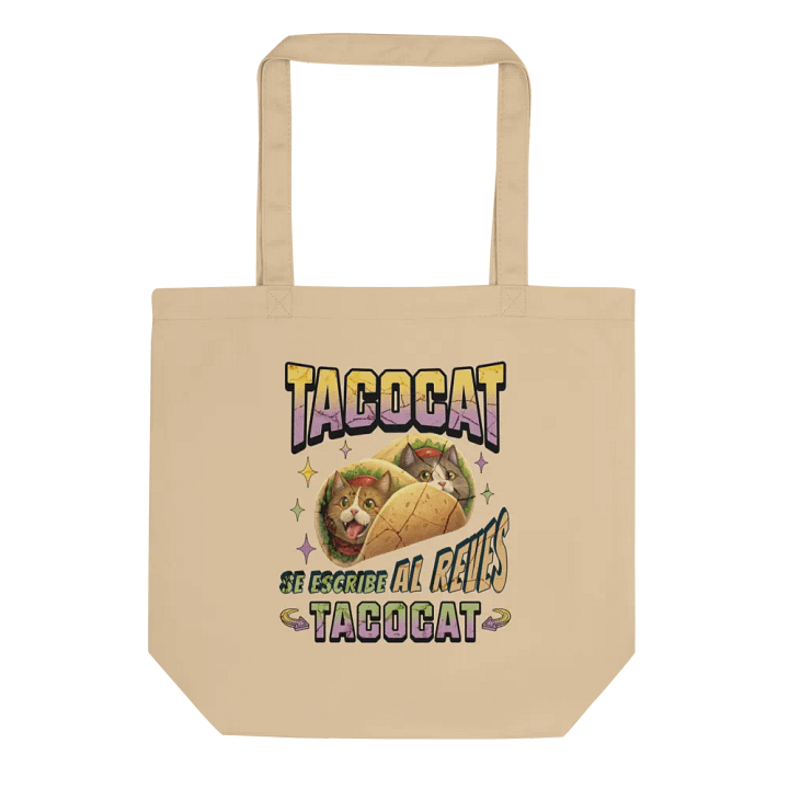 Tacocat Palindrome Eco Tote product image (1)