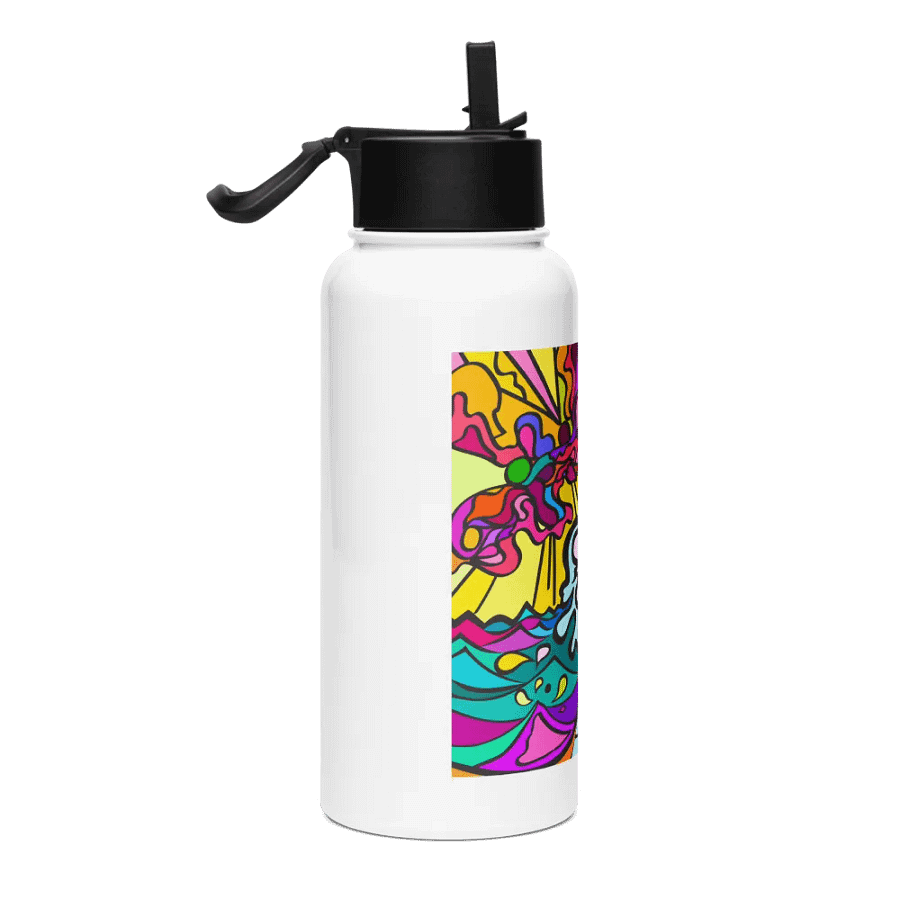 Vibrant Movement Stainless Steel Water Bottle - Wave at Sunset product image (4)