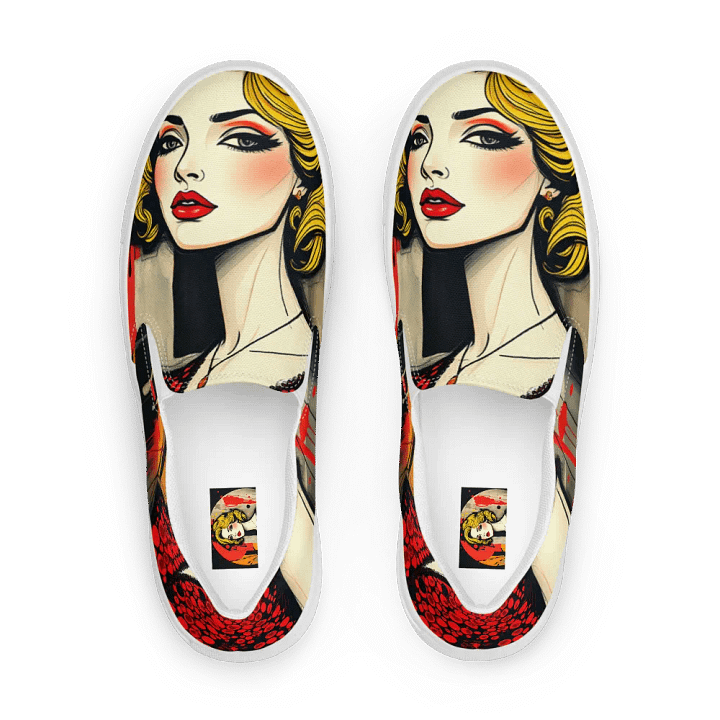 femme fatale women's canvas Slip-On shoes product image (1)