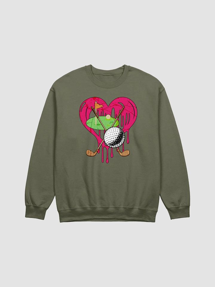 Heart Golf Club And Ball Crewneck product image (13)