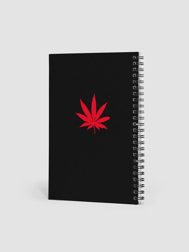 Cannabis Leaf Spiral Notebook product image (2)
