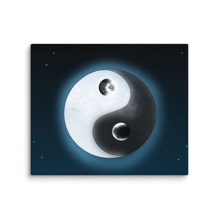 Yin and Yang: Embrace of Balance Canvas product image (1)