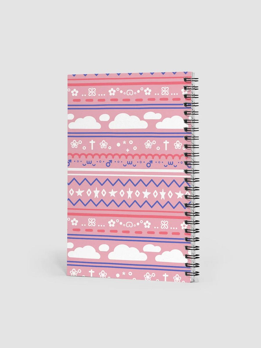 Cloudy Christmas Notebook - Pink product image (2)