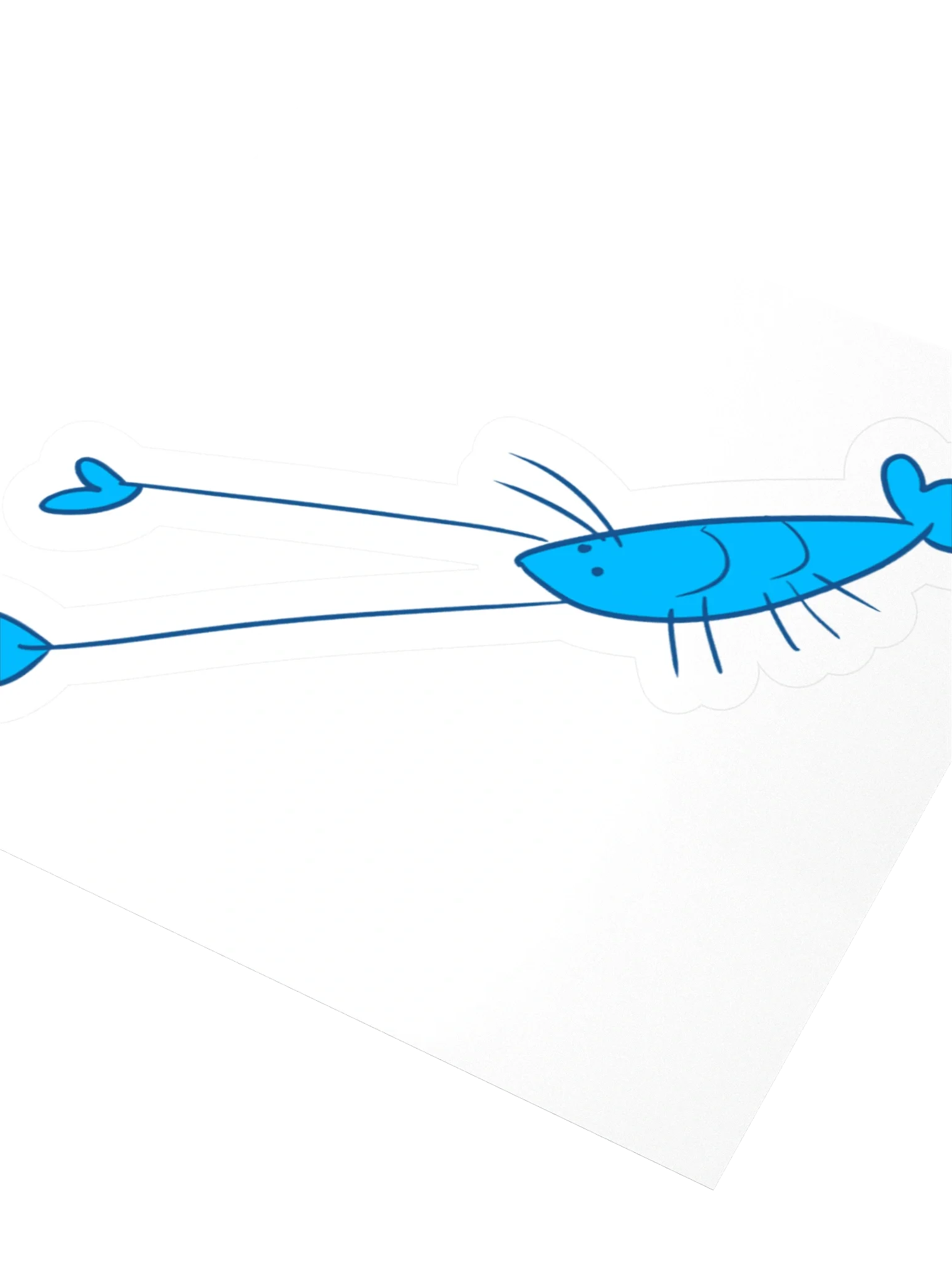 SHRAMPS - Blue Sticker product image (3)