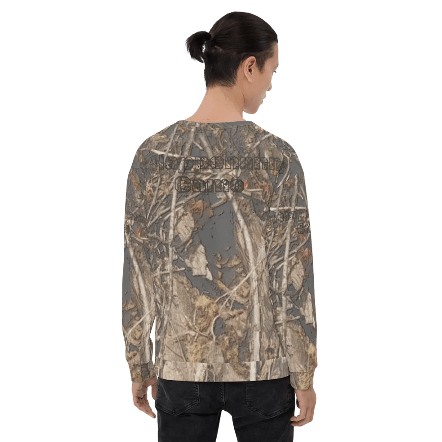 Recycled Unisex Sweatshirt - Dead Split - It Happennnns Camo product image (10)