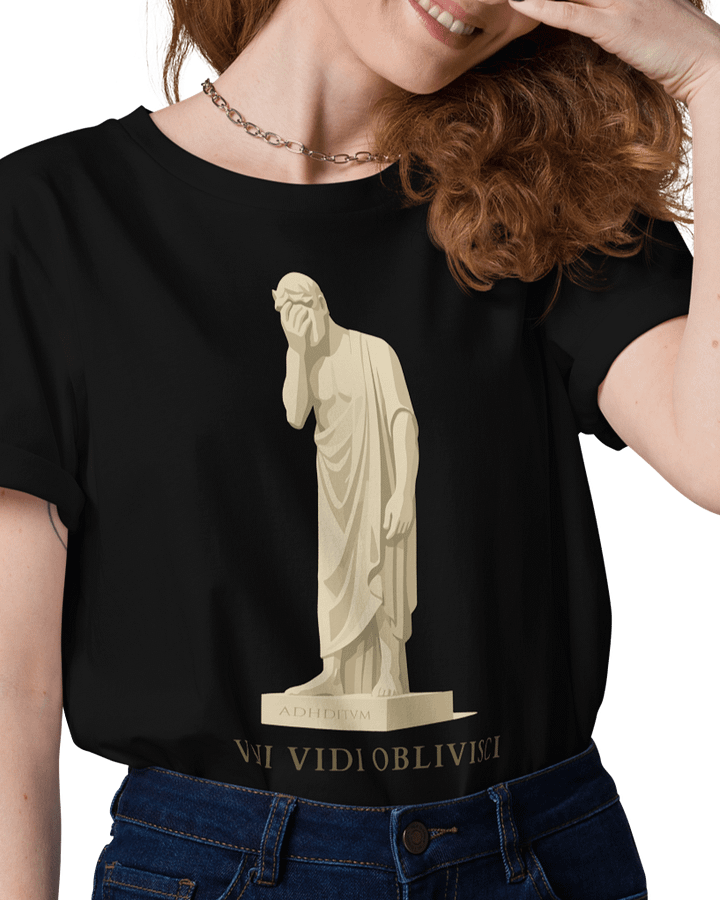 Veni Vidi Oblivisci ADHD Meme - Unisex Organic Tee product image (2)