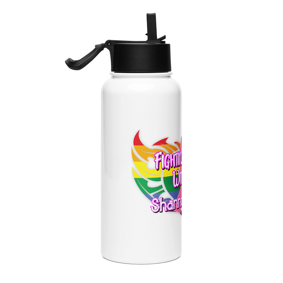 Fighting Cancer w/ Pride - Stainless Steel Water Bottle product image (4)
