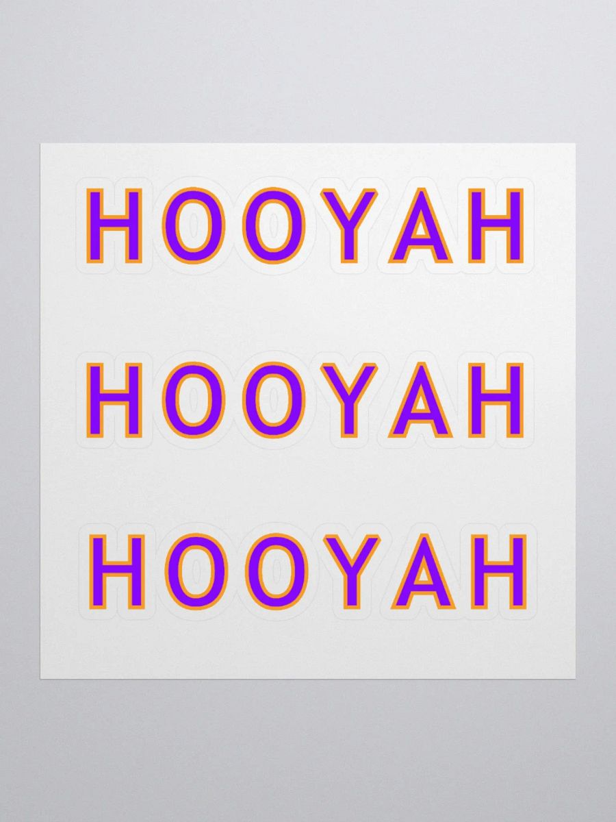 Hooyah 3x Stickers product image (1)