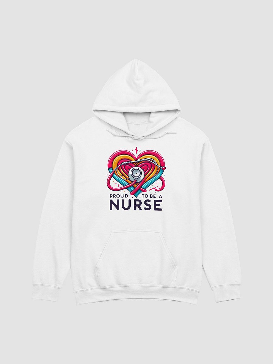 Vibrant Nurse Heart Hoodie product image (3)
