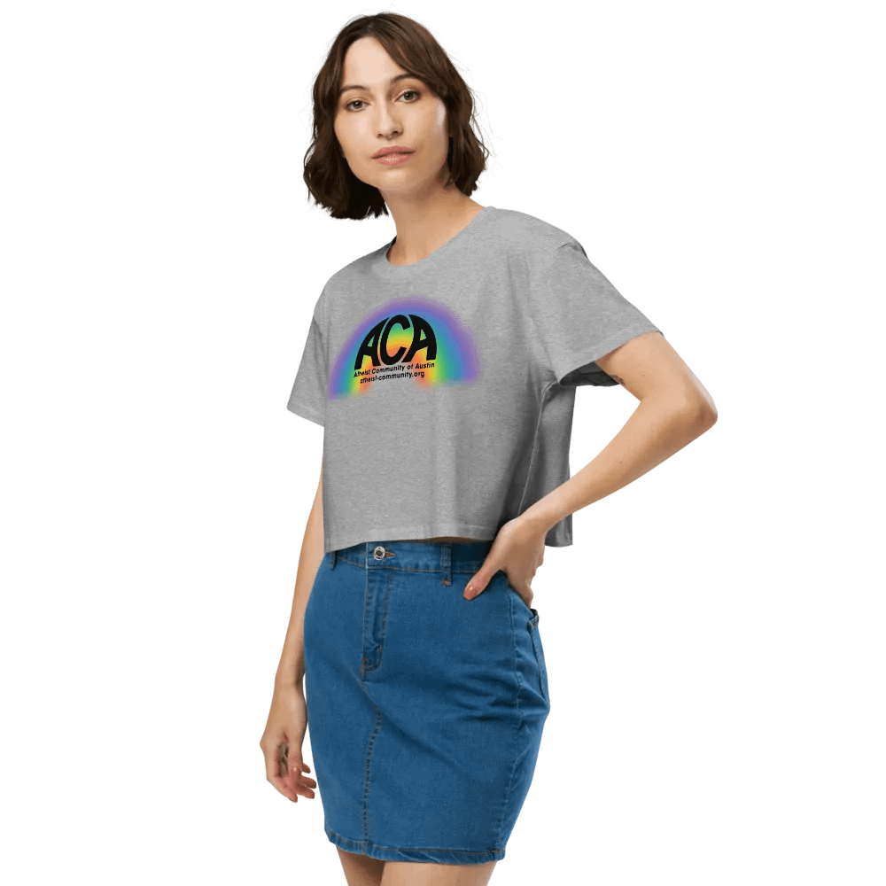 The Atheist Community of Austin Rainbow Crop Top product image (50)