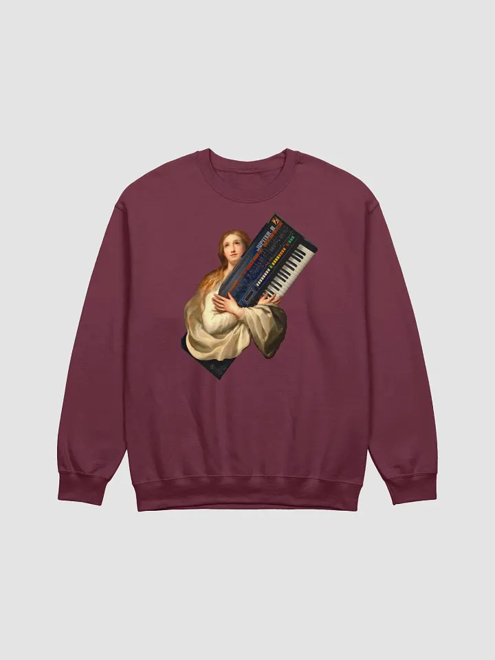 The Inmaculate Jupiter Conception by Frank Fonik (Roland Jupiter-8) Techno EDM Classic Crewneck Sweatshirt product image (2)