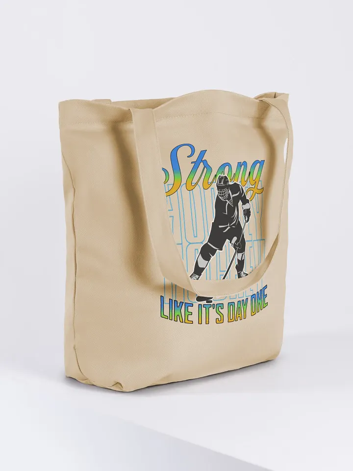 Strong Like Its Day One Hockey Warrior Tote Bag product image (4)