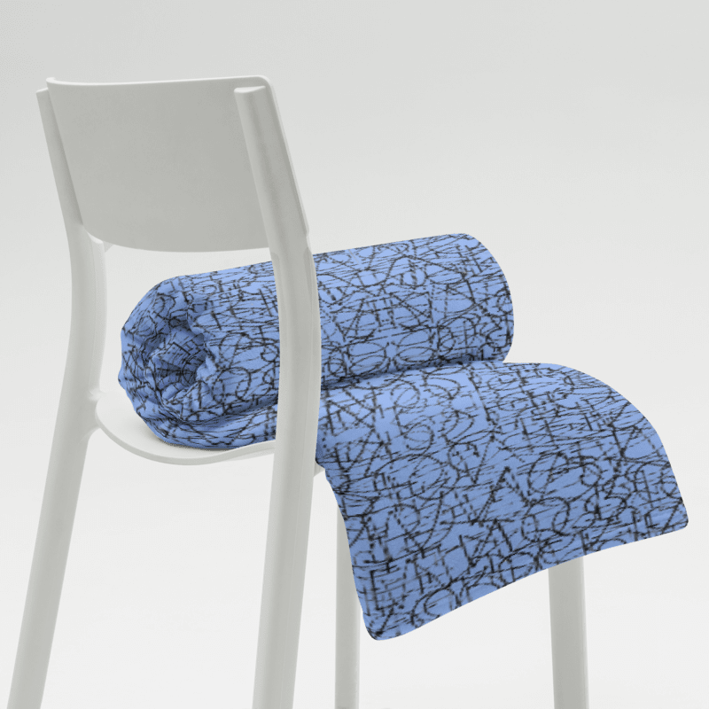 No Rockin' Angel Throw (Blue) product image (4)