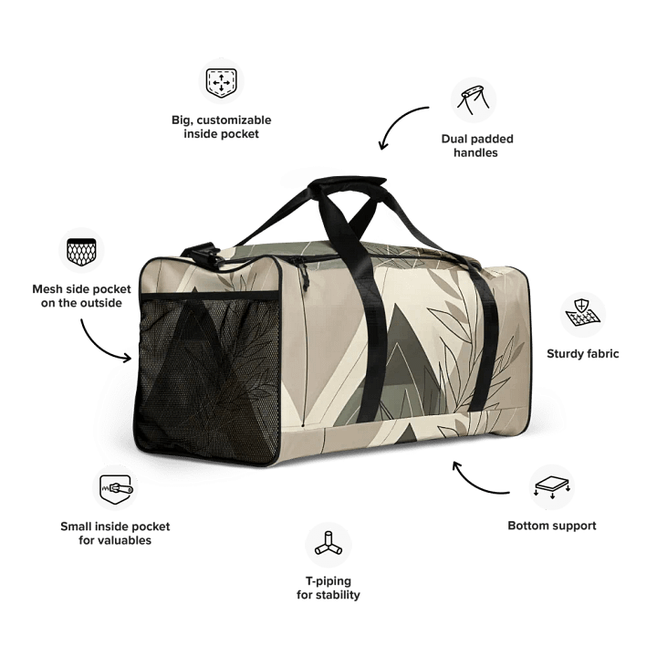 Leafline Elegance Duffle bag. product image (2)