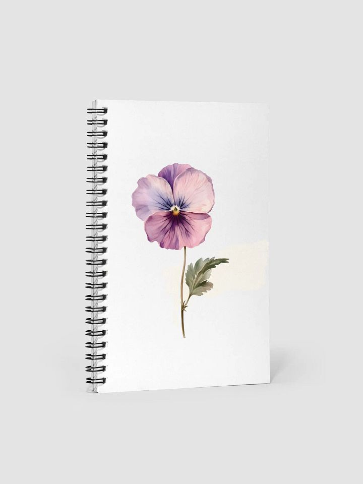 Pansy Spiral Notebook product image (1)