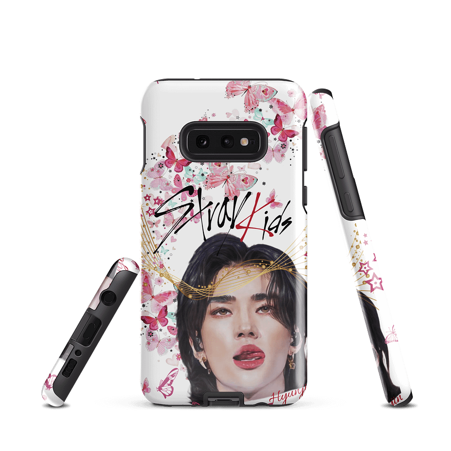 STRAYKIDS Hyunjin Pink Butterflies Samsung® Tough Case product image (3)