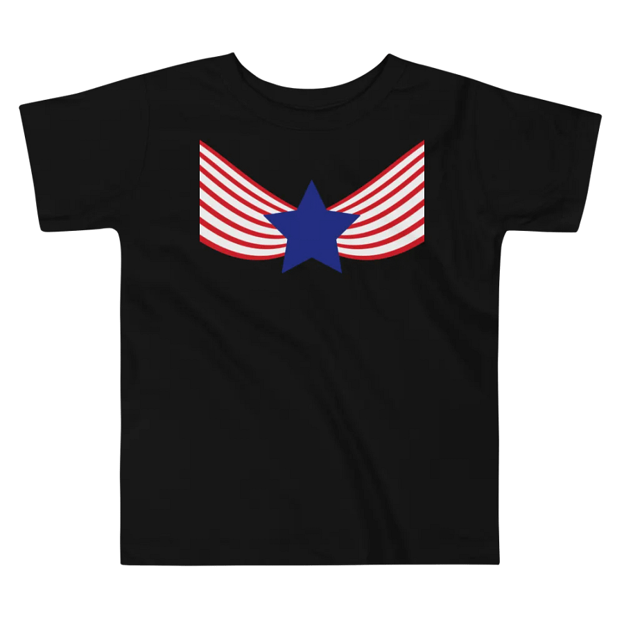 Stars & Stripes Curly Angel Wings Toddler Tee product image (4)
