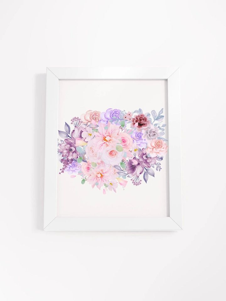 Pastel Floral Symphony Framed Poster product image (13)