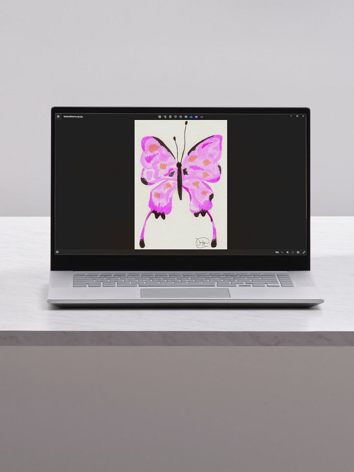 Sunset Butterfly Watercolour Download product image (1)